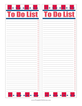 Fourth Of July To Do Lists