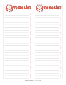 Printable Kitten To Do List